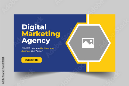 Creative business YouTube thumbnail design