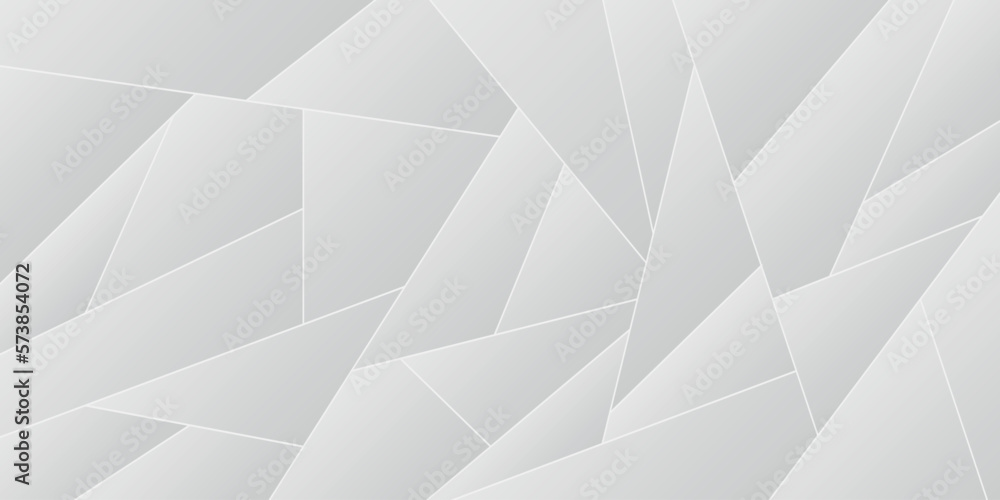 vector illustration of abstract background with gray lines and geometric shapes