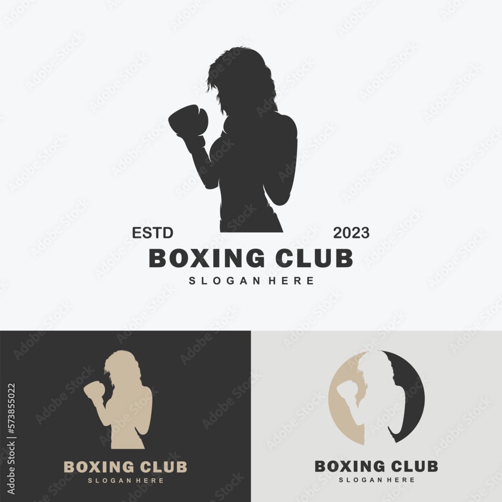 Creative boxing design concepts, illustrations, vectors	