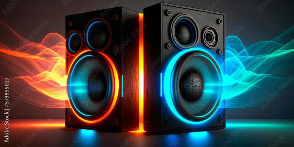 DJ Sound system, colorful, sound system, HD wallpaper | Peakpx