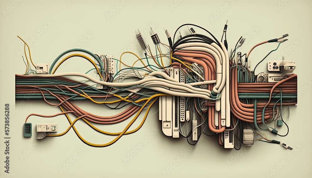 custom made wallpaper toronto digitalelectronic circuit board Generative Ai