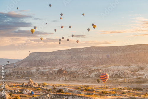 Balloons above Cappadocia