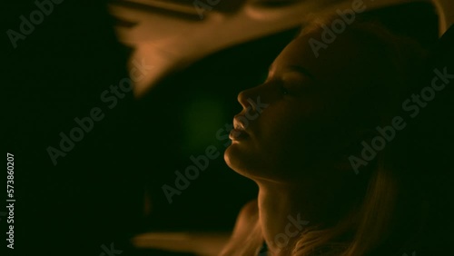 Night Passenger in a car