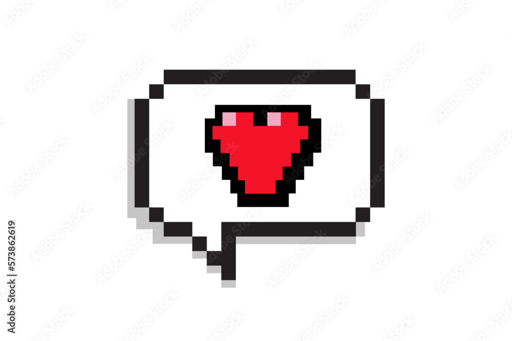 pixel-art-8-bit-heart-speech-bubble-retro-game-stock-vector-adobe-stock