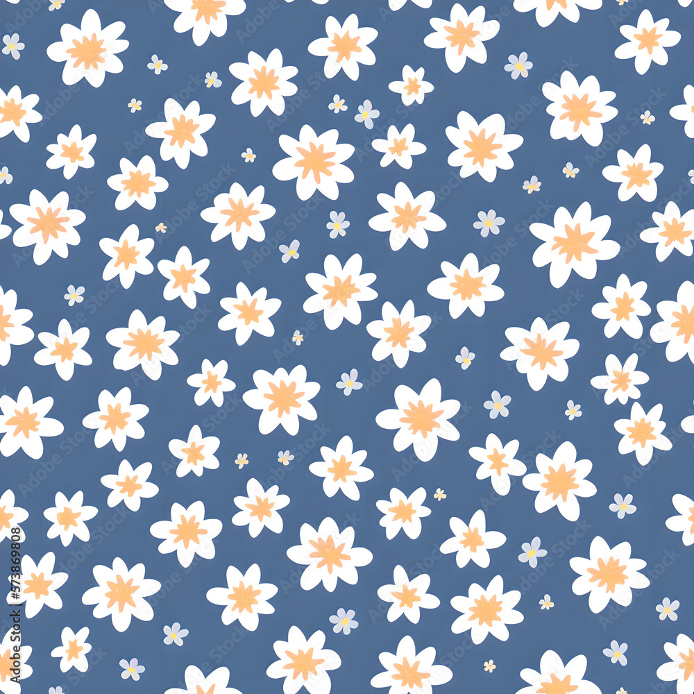 seamless pattern with daisies seamless pattern with daisies
