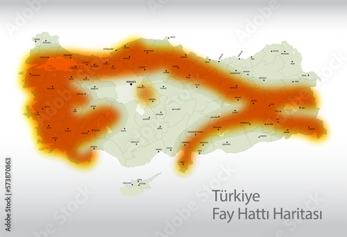 turkey fault map, earthquake map