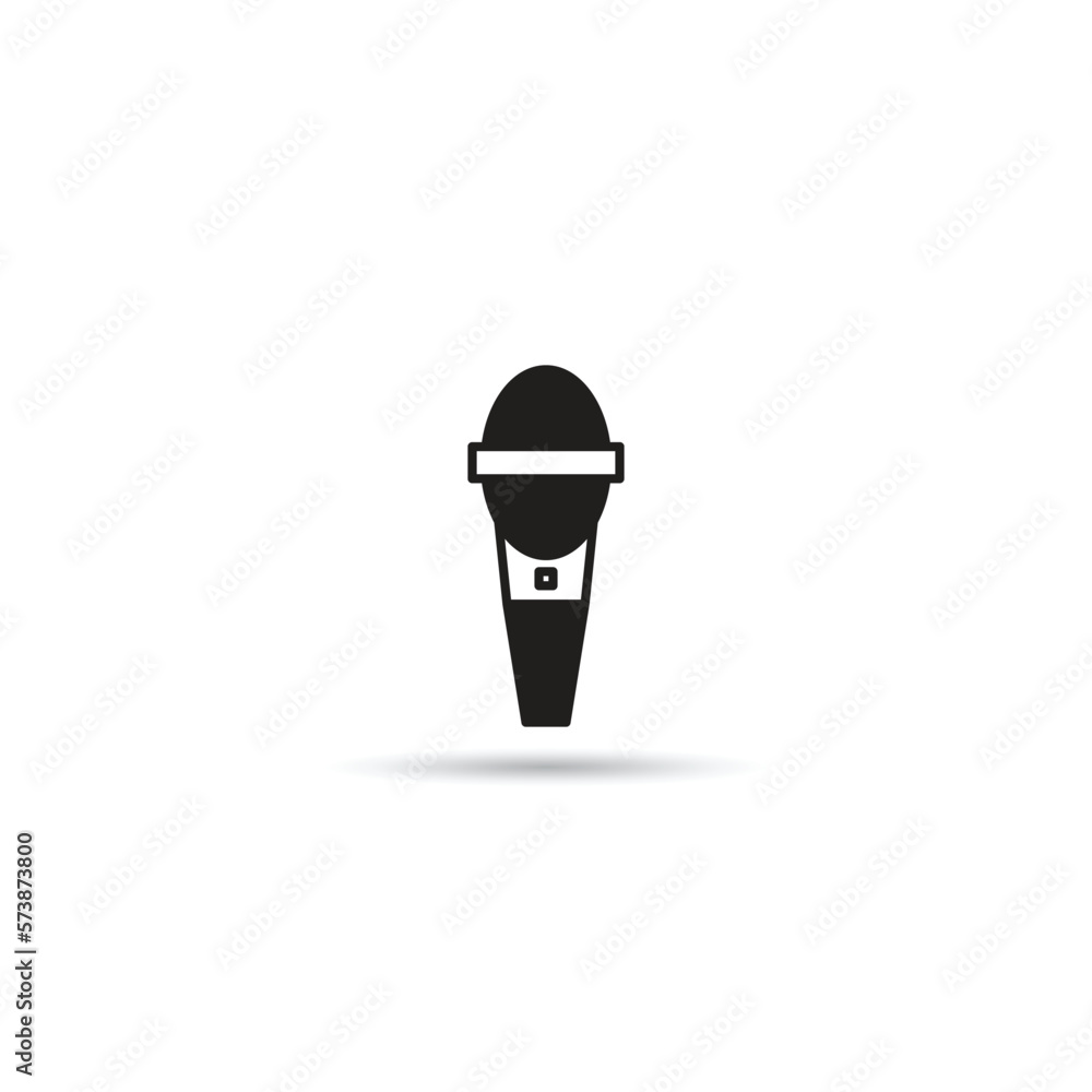 microphone icon on white background microphone icon on white background