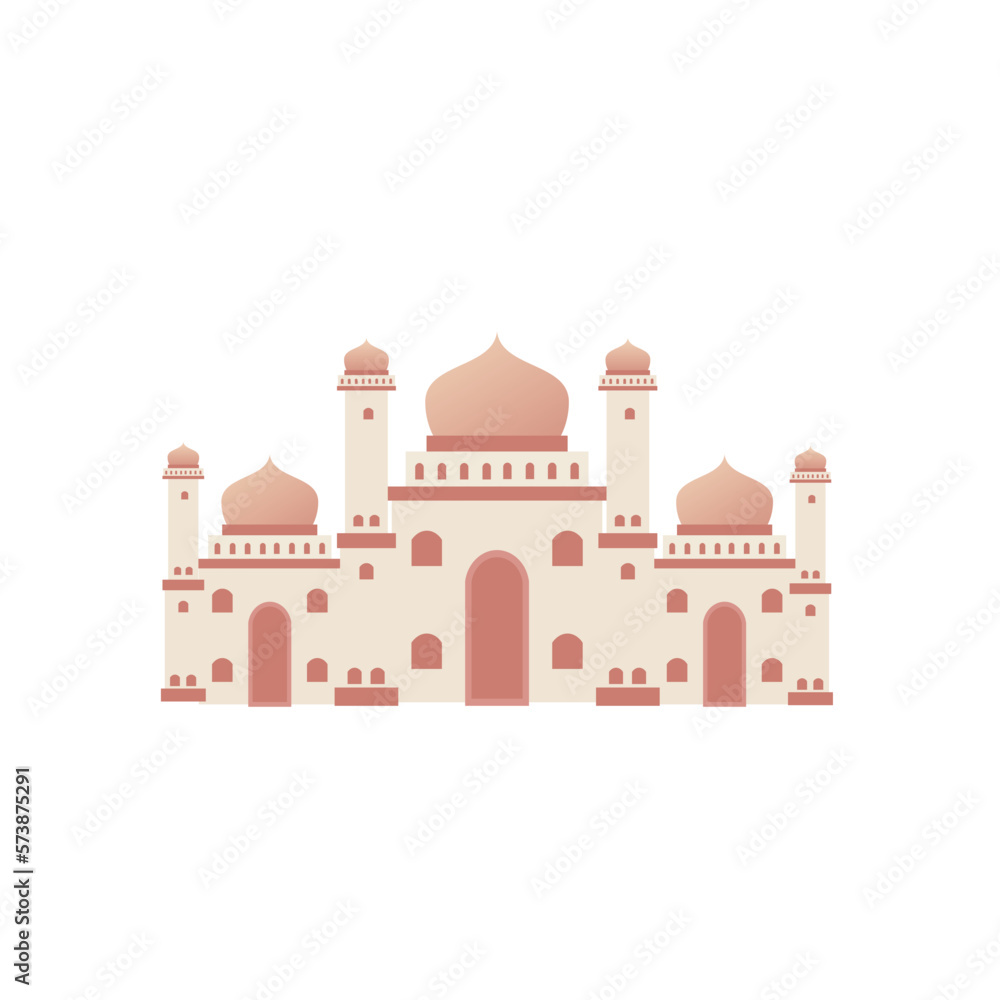 Vector illustration of islamic mosque