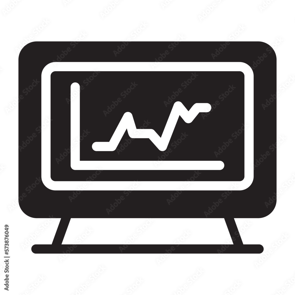 fluctuation glyph icon fluctuation glyph icon
