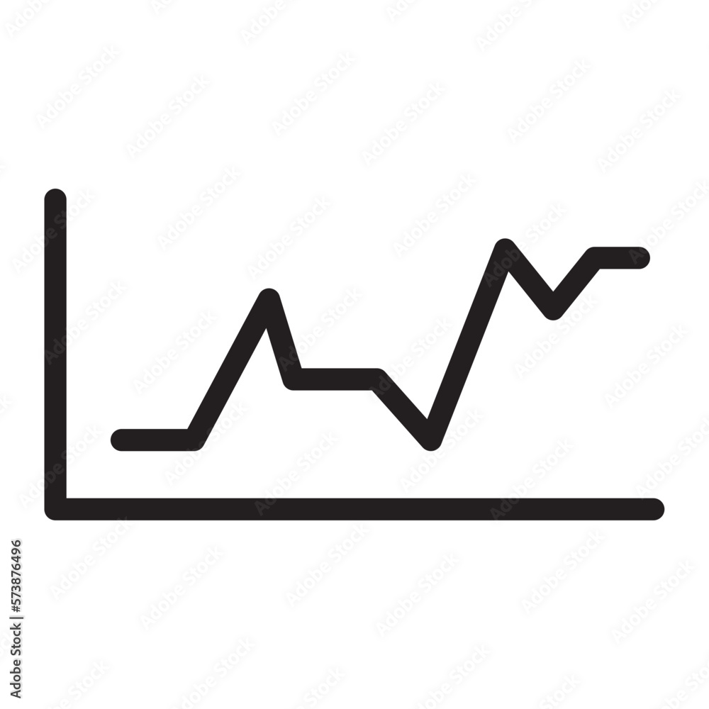 graph line icon graph line icon
