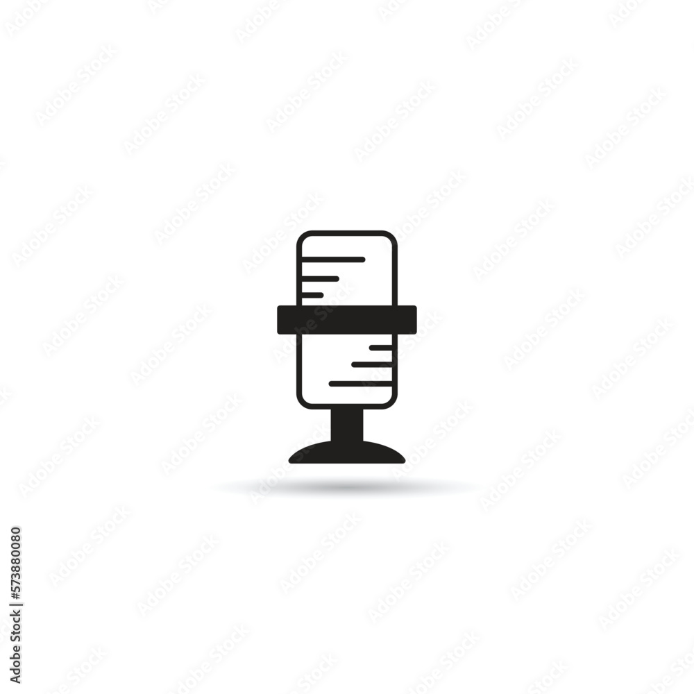 microphone icon vector illustration microphone icon vector illustration