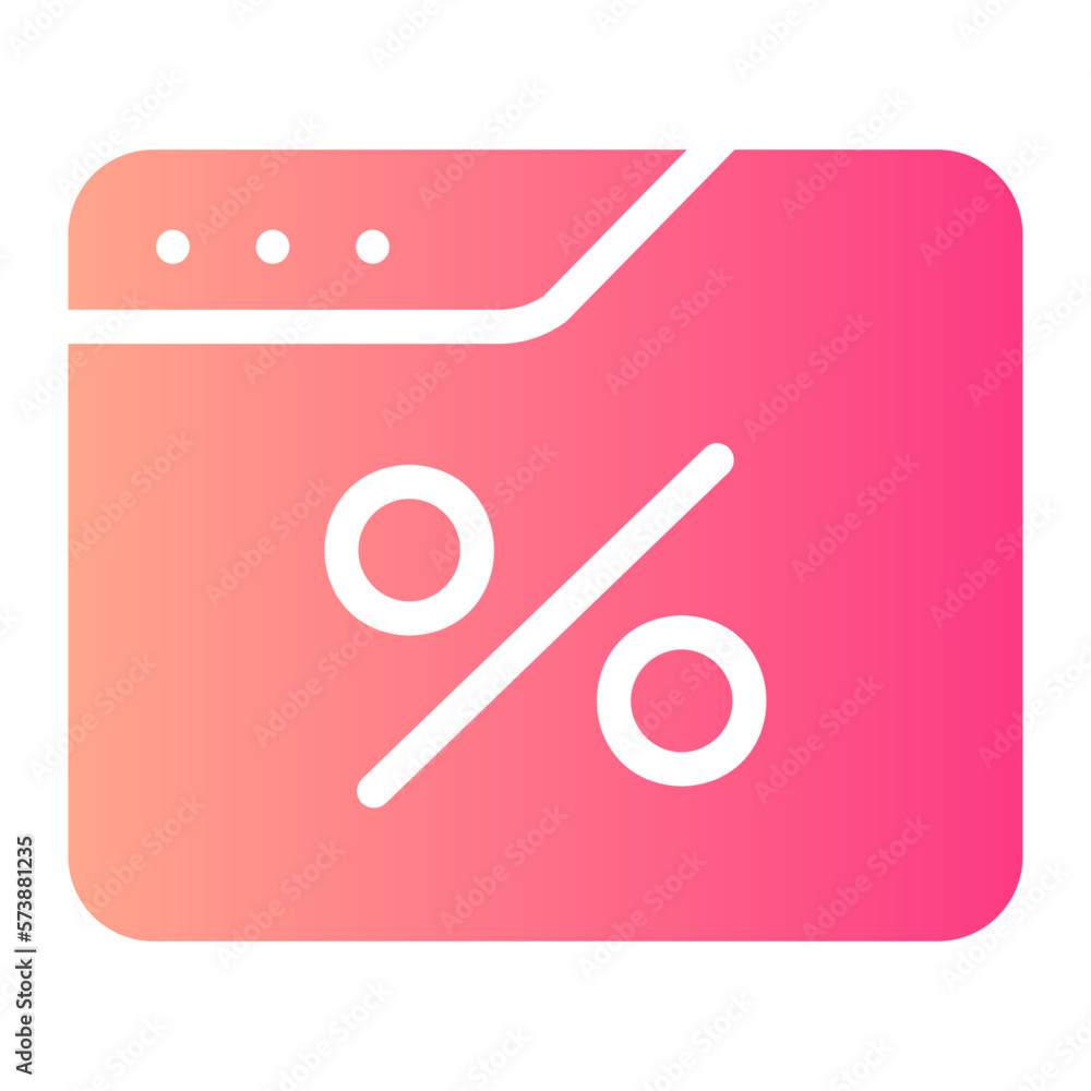 web browser gradient icon web browser gradient icon