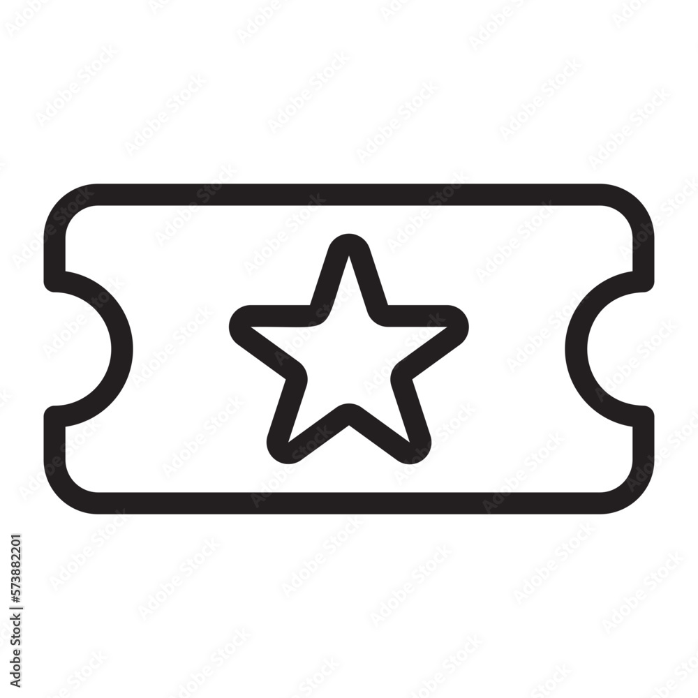 starred line icon starred line icon