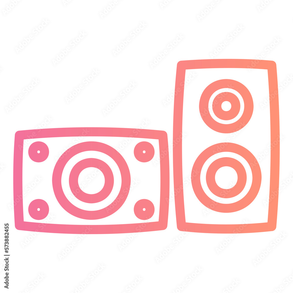 audio gradient icon audio gradient icon