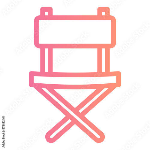 director chair gradient icon