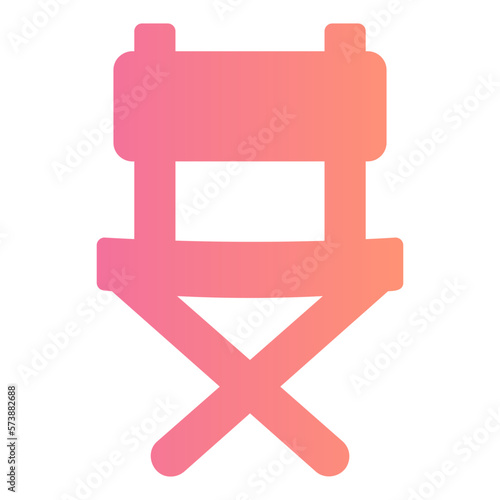 director chair gradient icon