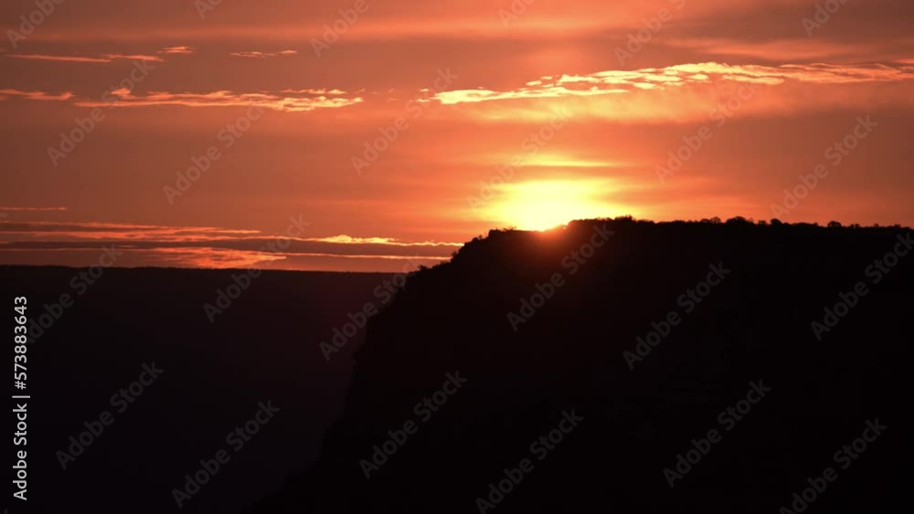Grand Canyon Sunrise Over South Rim Arizona USA Grand Canyon Sunrise Over South Rim Arizona USA
