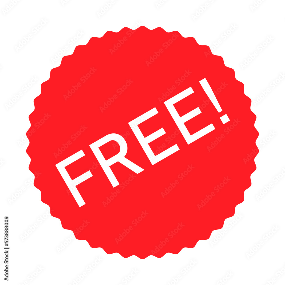 Free web button sign, promotion design label icon, gratis business vector illustration Free web button sign, promotion design label icon, gratis business vector illustration