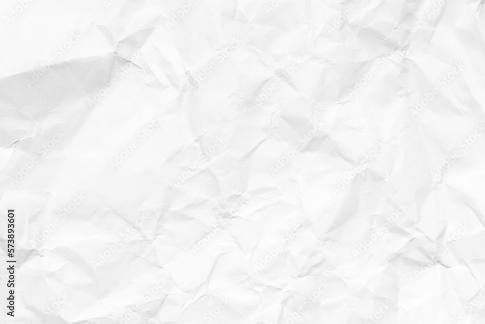 Grunge wrinkled white color paper textured background with copy space Grunge wrinkled white color paper textured background with copy space