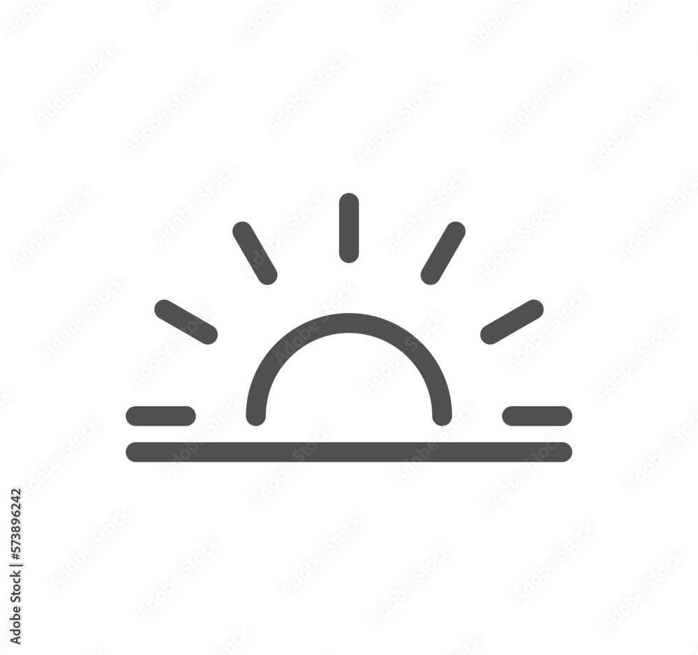 Weather related icon outline and linear vector. Weather related icon outline and linear vector.