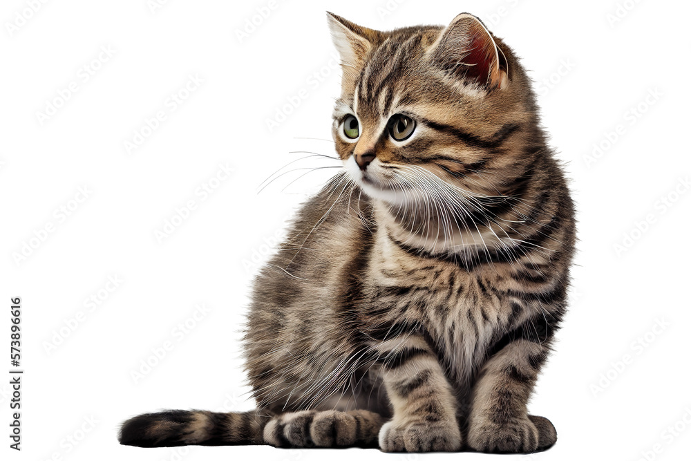 sitting cat isolated on background sitting cat isolated on background