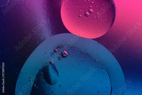 surreal abstract glowing li...