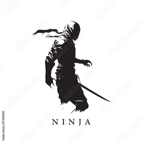 Ninja mascot logo vector template, Creative Ninja logo design concepts