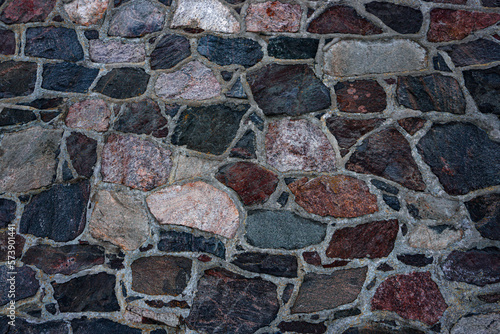 Old stone castle wall texture