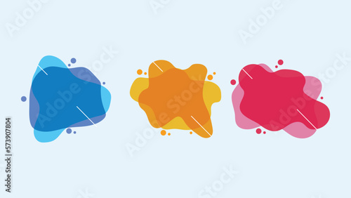 Blob Shape Premium Vector