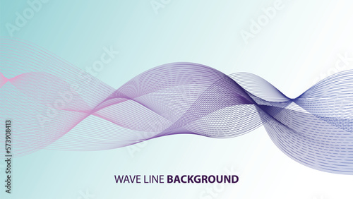 Wave Line Background
