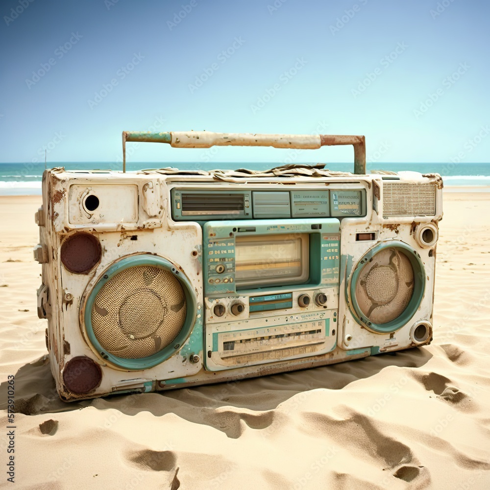 Fototapeta premium A ghetto blaster