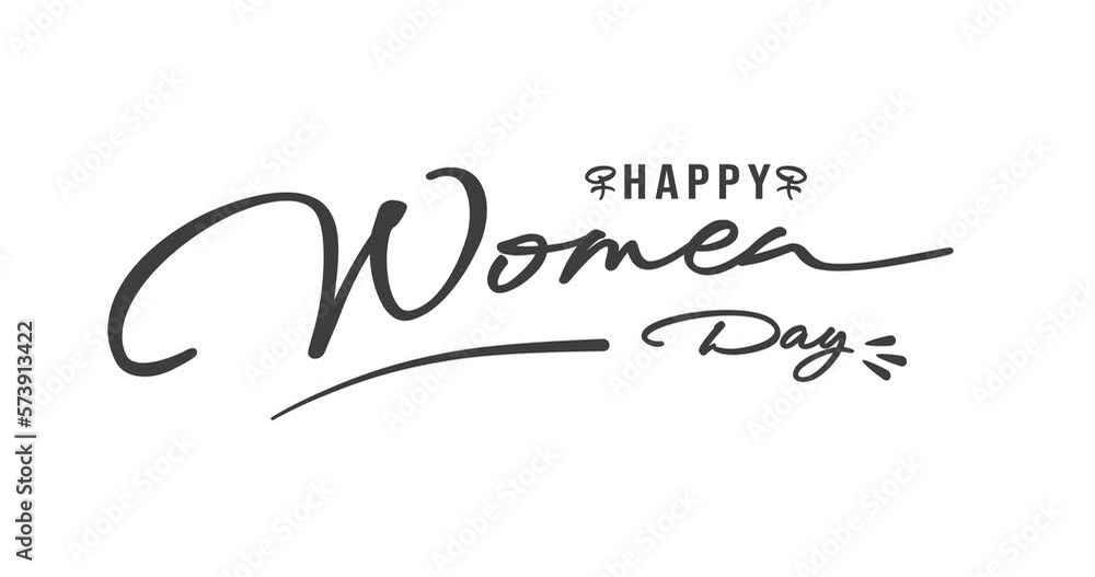 Happy women day greeting animation text, for banner, social media feed wallpaper stories Happy women day greeting animation text, for banner, social media feed wallpaper stories