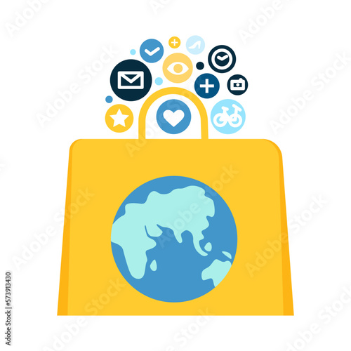 Online Shopping Bag Composition