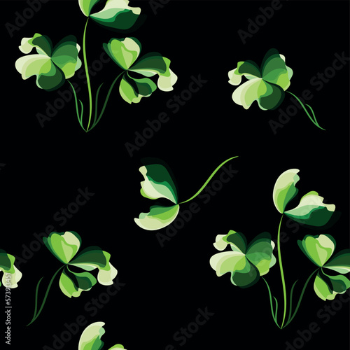 Modern floral seamless pattern. Can be used as textile fabric or wallpaper, cards, invitations, decorative paper or mockup