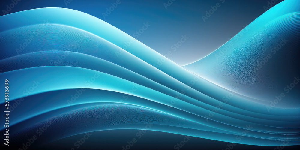 Abstract Blue Wave Smooth Background Abstract Blue Wave Smooth Background