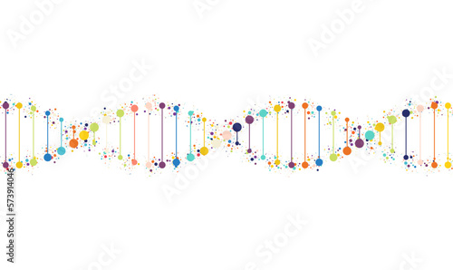 Dna icon on white background