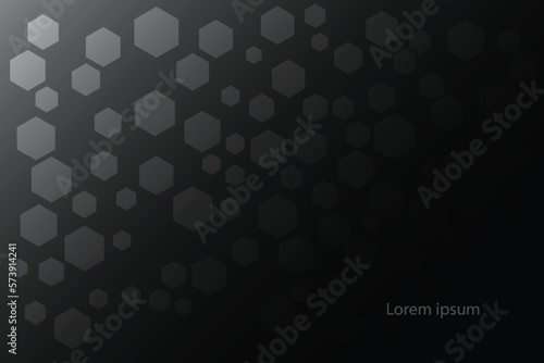 Technology Hexagon Geometric Pattern Abstract Background. Vector Illustration