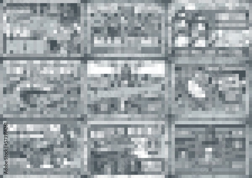 Ocean flyers monochrome set