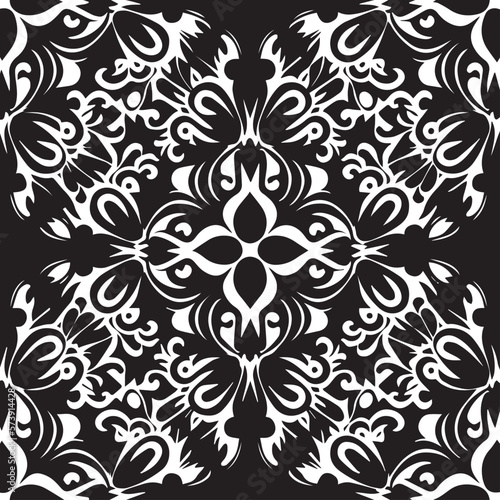 Transform your space with a touch of royalty and luxury. Adorn your walls with our elegant and ornamental velvet curtains. This monochrome design features a delicate leaf motif
