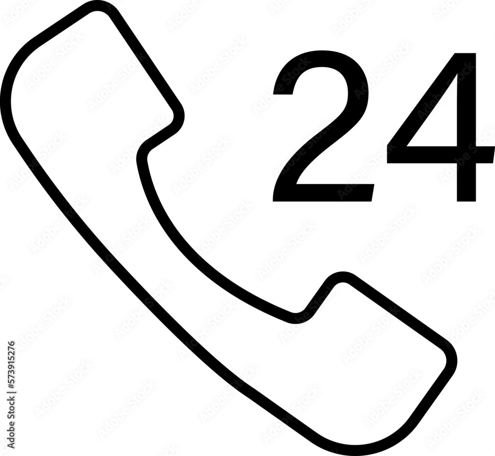 telephone handset icon. Call center symbol minimal icon illustration telephone handset icon. Call center symbol minimal icon illustration