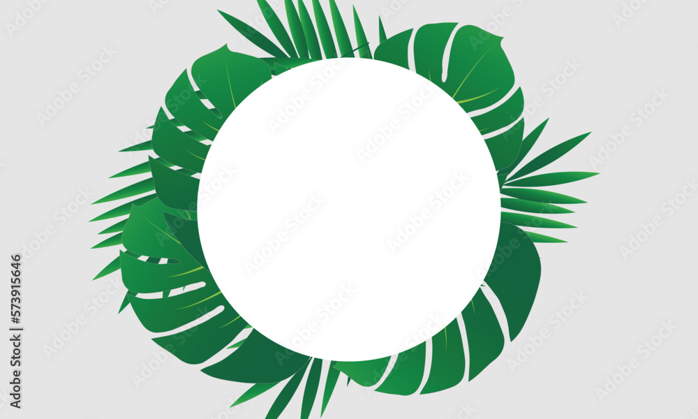 Minimalistic tropical background with palm leaves on pink background Minimalistic tropical background with palm leaves on pink background