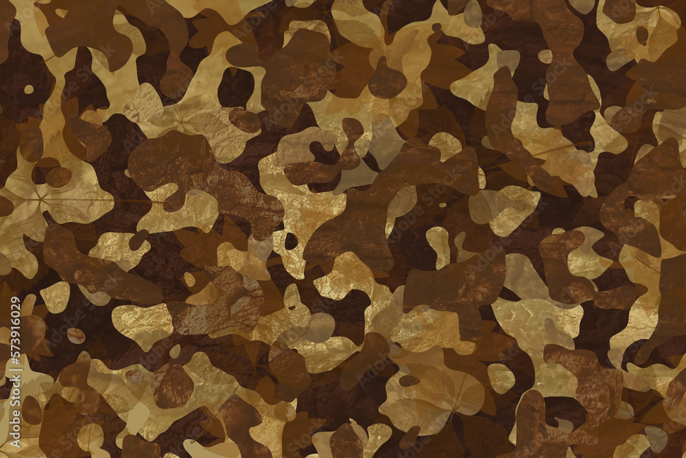 Fototapeta premium camouflage bark texture with brown colour