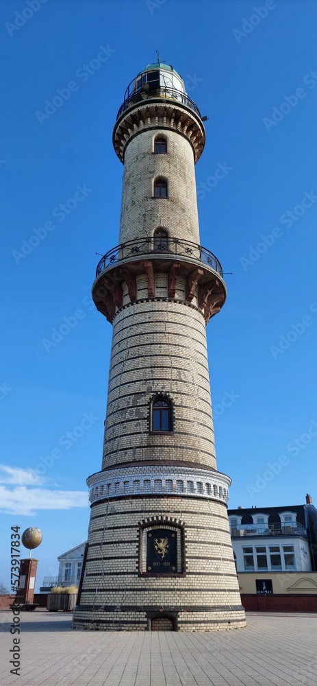 Lighthouse in Warnemünde, Mecklenburg Western Pomerania, Germany