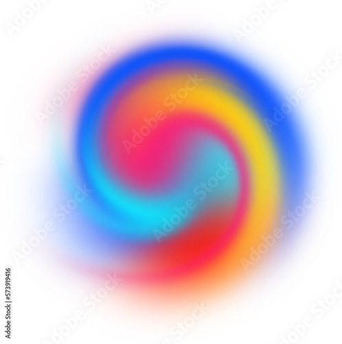 Abstract Gradient Blur Shape © Vectory