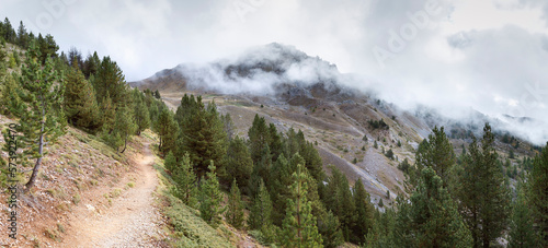 Parc du Queyras, chemin du col Tronchet, Hautes Alpes, France 