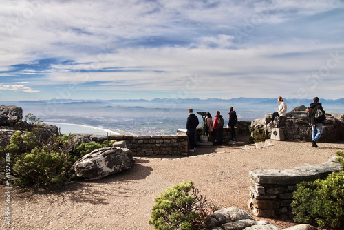 Top of Table Mountain, Cape Town South Africa © K-Rooke