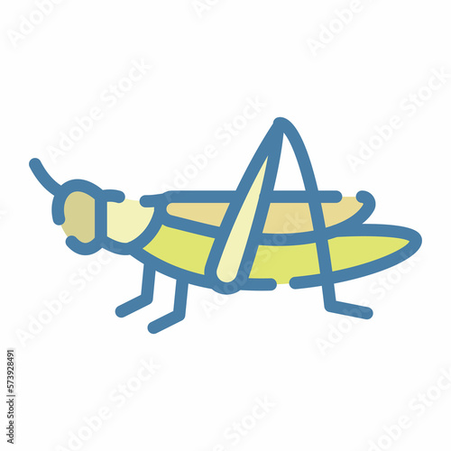 Grasshopper is a plant-eating insect with long hind legs 