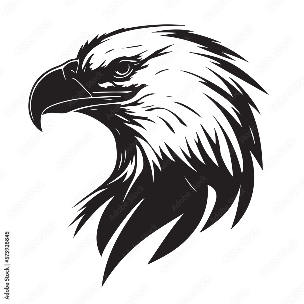Obraz premium Eagle Vector Logo Template. Illustration of eagle. Vector