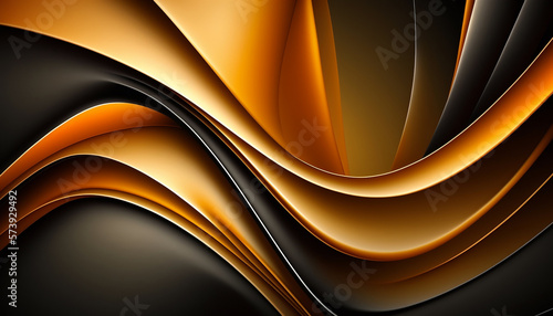 orange and black  abstract wallpaper  gradients  Generative AI