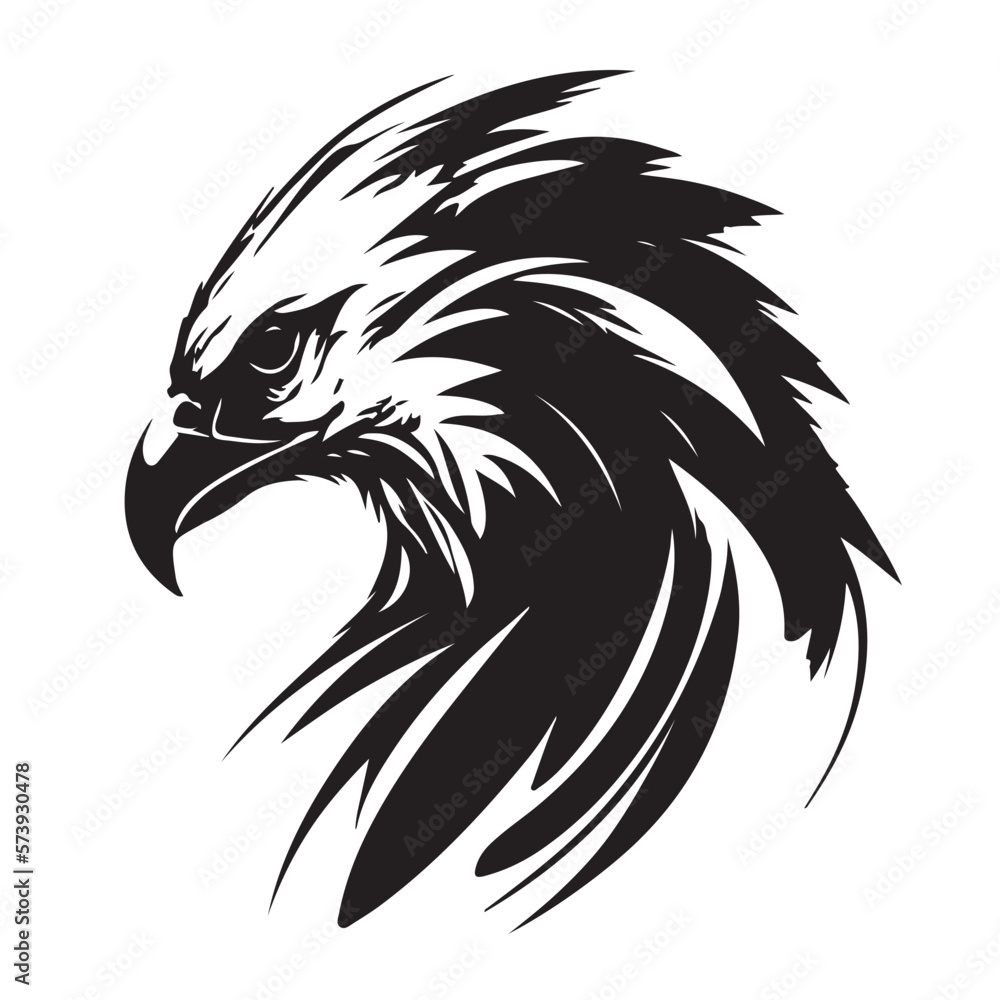 Fototapeta premium Eagle Vector Logo Template. Illustration of eagle. Vector